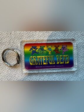 Grateful Dead Dancing Bears Keychain